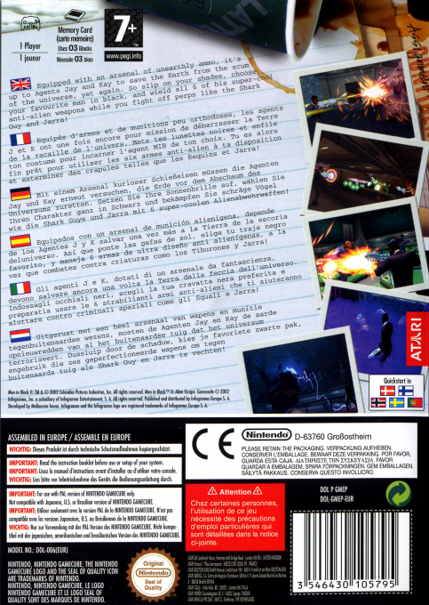 Men in Black II : Alien Escape dos