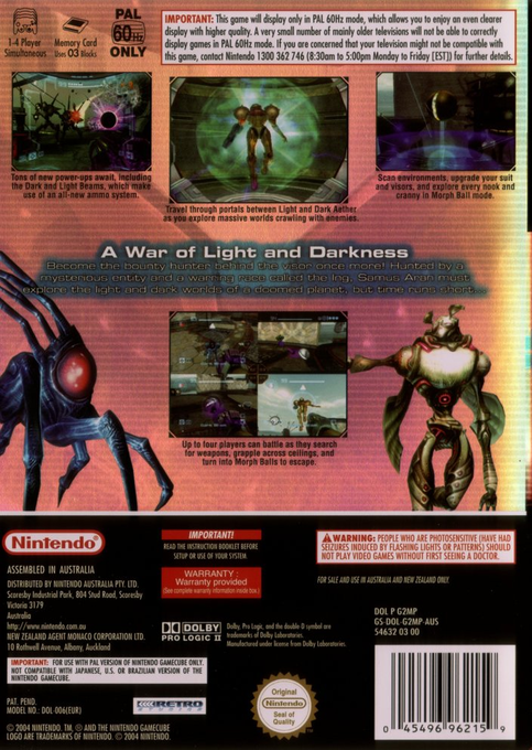 Metroid Prime 2 : Echoes dos