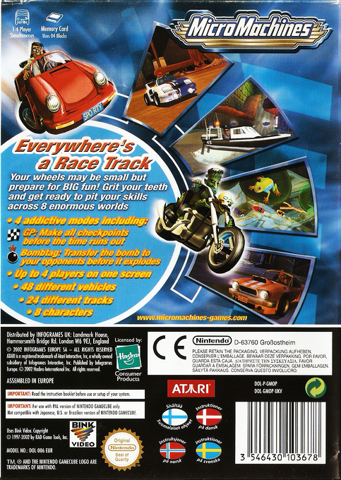 Micro Machines dos