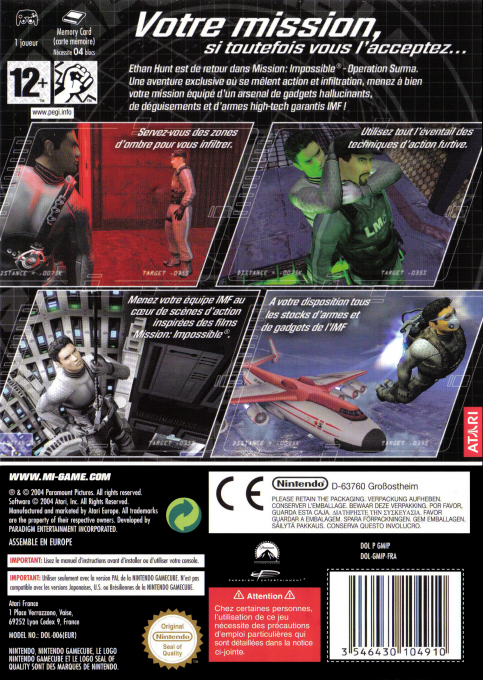 Mission : Impossible : Operation Surma dos