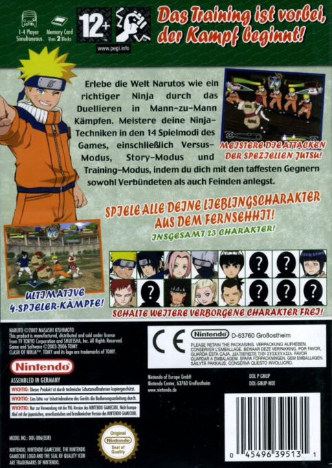 Naruto : Clash of Ninja 2 dos