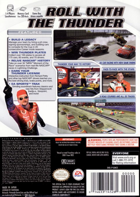 NASCAR Thunder 2003 dos