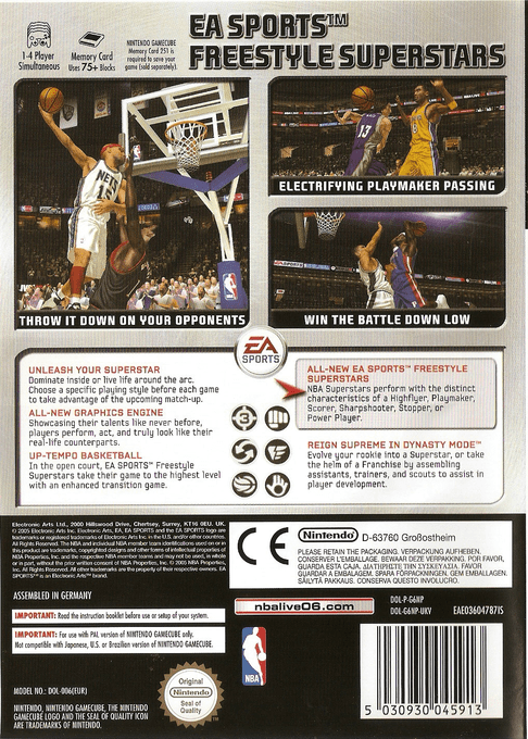 NBA Live 06 dos