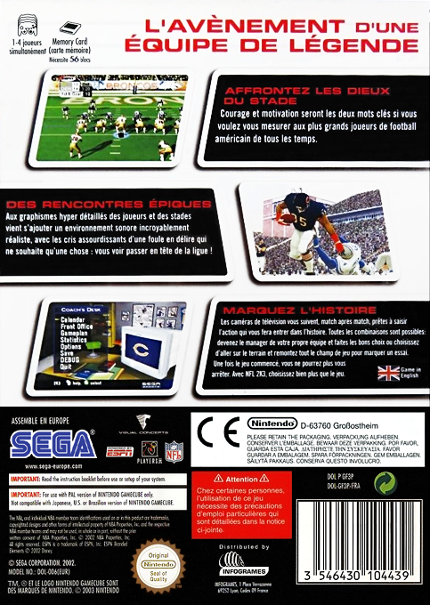 NFL 2K3 dos
