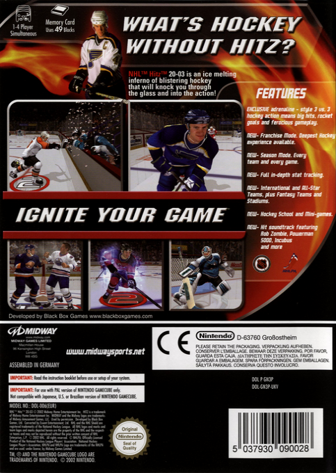 NHL Hitz 20-02 dos