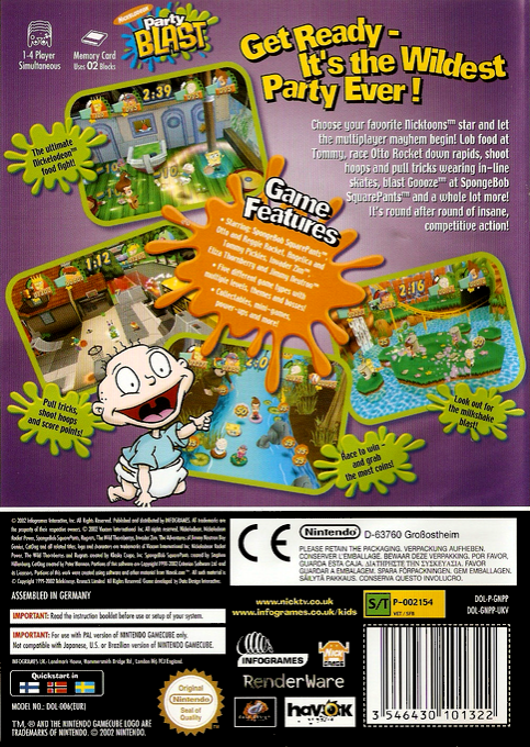 Nickelodeon Party Blast dos
