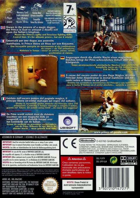 Prince of Persia : The Sands of Time dos