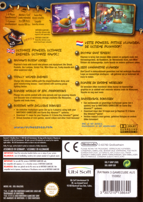 Rayman 3 : Hoodlum Havoc dos