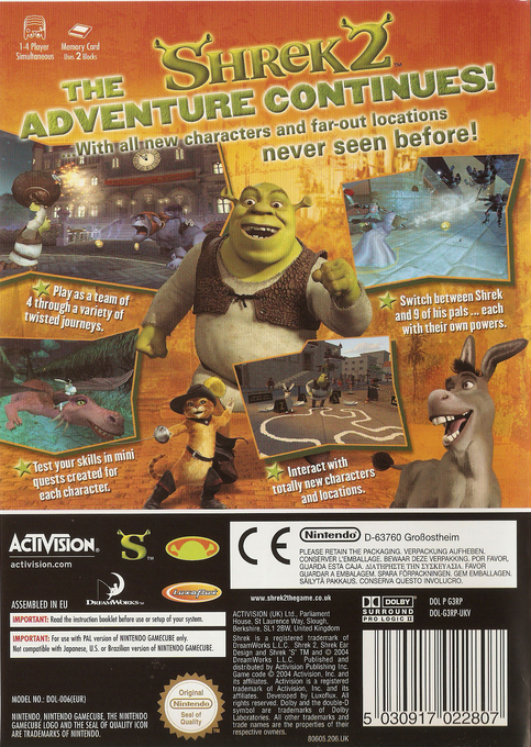Shrek 2 dos