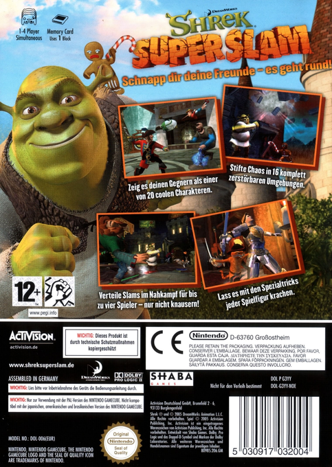 Shrek SuperSlam dos