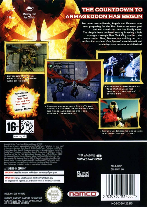 Spawn : Armageddon dos