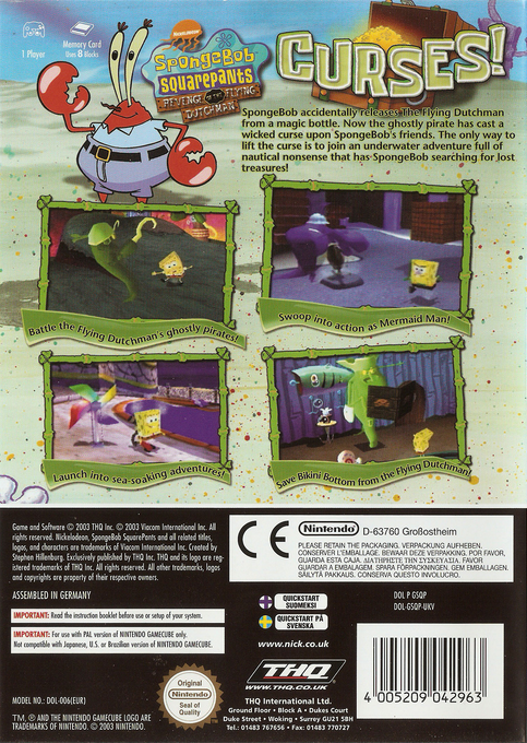 SpongeBob SquarePants: Revenge of the Flying Dutchman dos