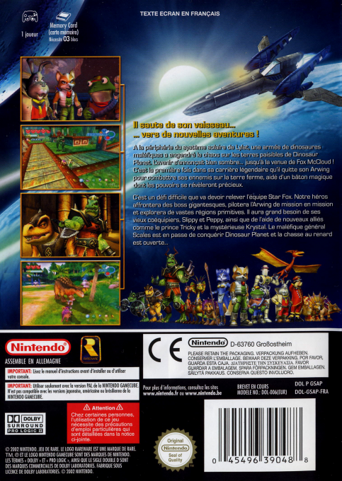Star Fox Adventures dos