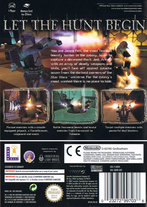 Star Wars : Bounty Hunter dos