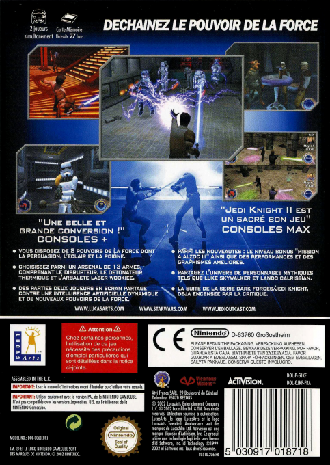 Star Wars Jedi Knight II : Jedi Outcast dos