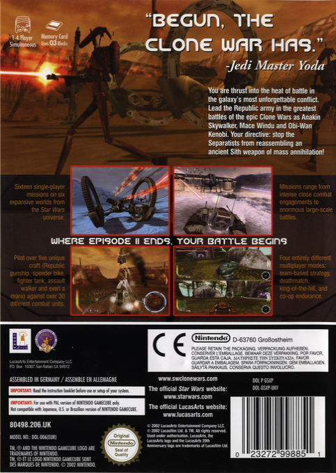 Star Wars : The Clone Wars dos