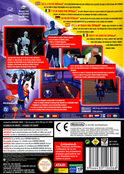 Superman : Shadow of Apokolips dos