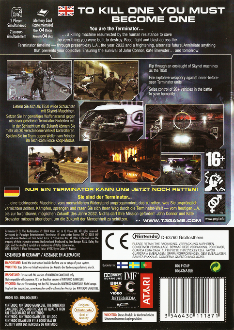 Terminator 3 : The Redemption dos