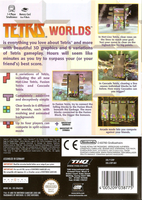 Tetris Worlds dos