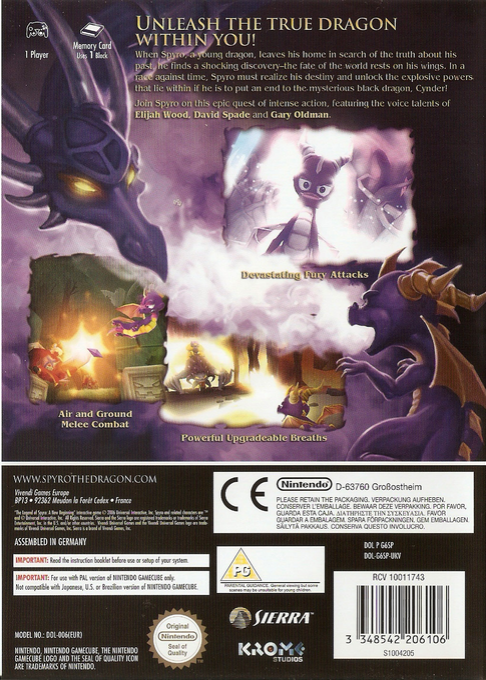 The Legend of Spyro : A New Beginning dos