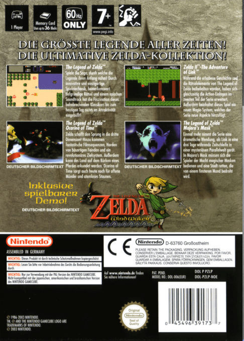 The Legend of Zelda : Collector's Edition dos
