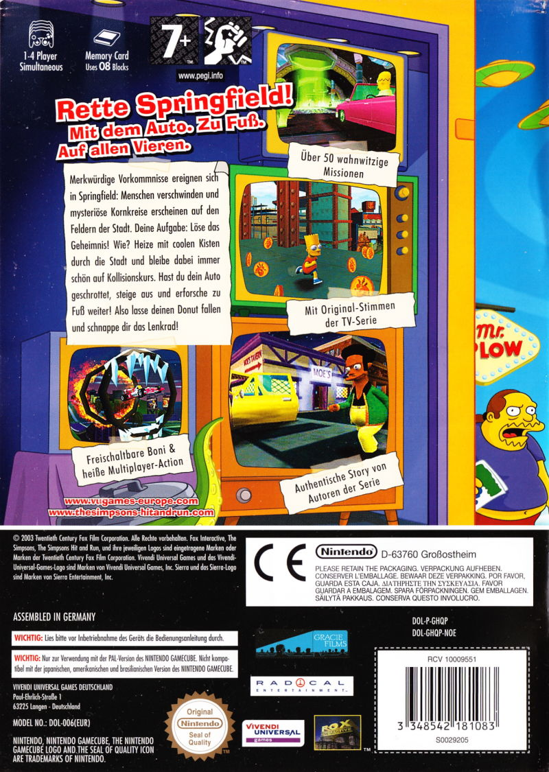 The Simpsons : Hit & Run dos