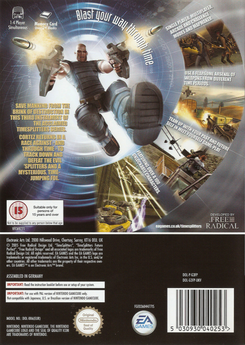 TimeSplitters : Future Perfect dos