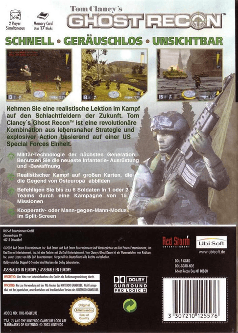 Tom Clancy's Ghost Recon dos