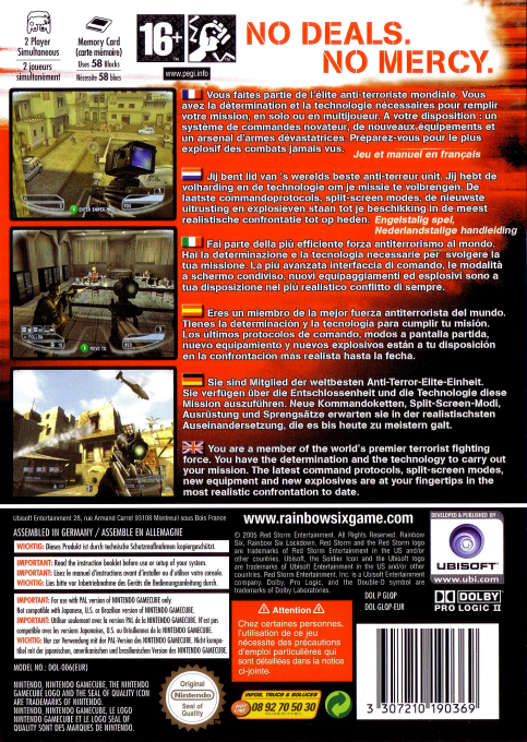 Tom Clancy's Rainbow Six : Lockdown dos