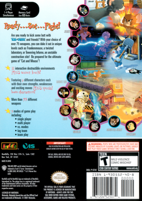 Tom & Jerry in War of the Whiskers dos