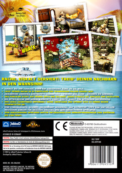 Un Voisin D'enfer ! dos