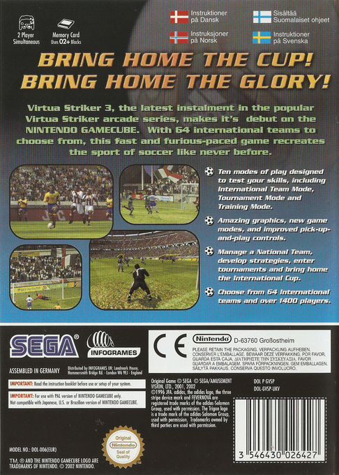Virtua Striker 2002 dos