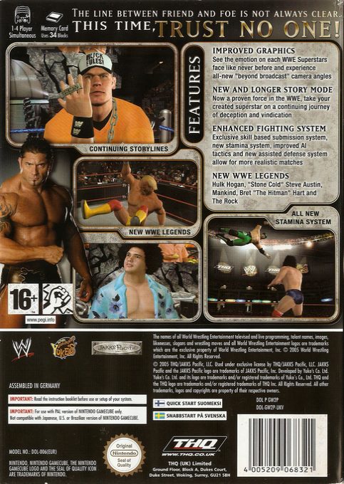 WWE Day of Reckoning 2 dos