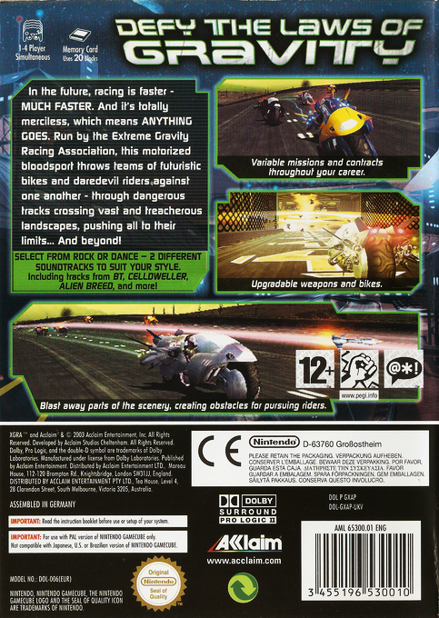 XGRA : Extreme-G Racing Association - Dos