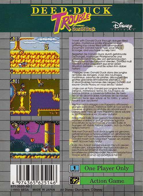 Deep Duck Trouble Starring Donald Duck - Dos