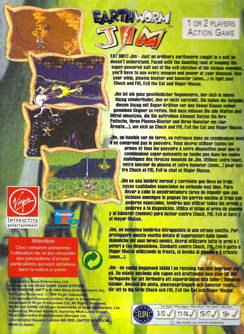 Earthworm Jim - Dos