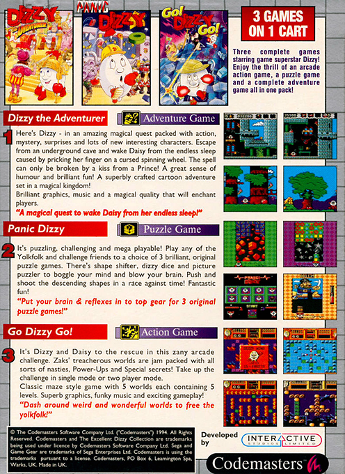 Excellent Dizzy Collection, The - Dos