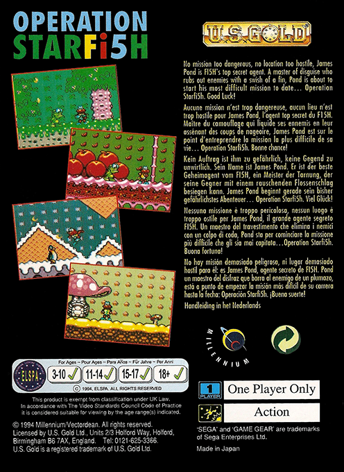 James Pond 3 - Operation Starfish - Dos