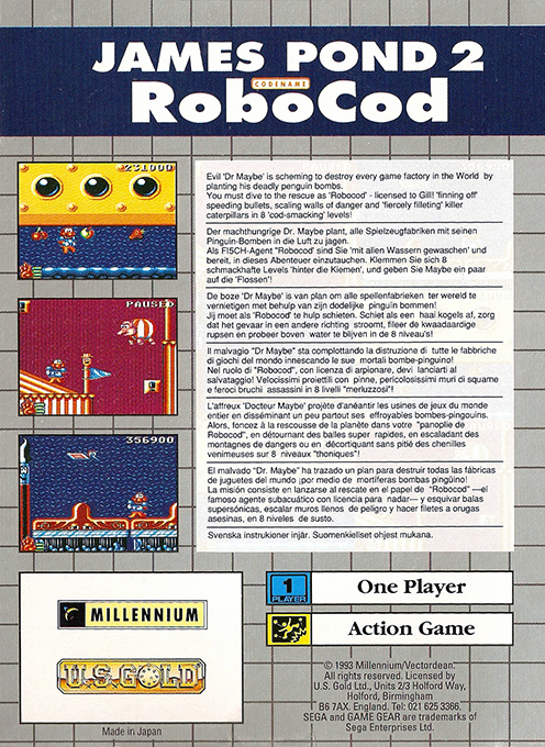 James Pond II : Codename RoboCod - Dos