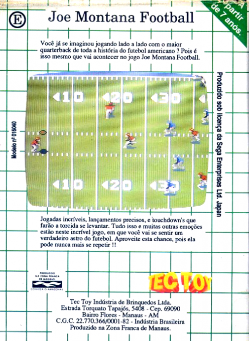 Joe Montana Football - Dos
