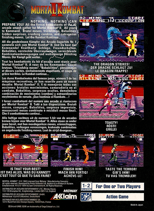 Mortal Kombat II - Dos