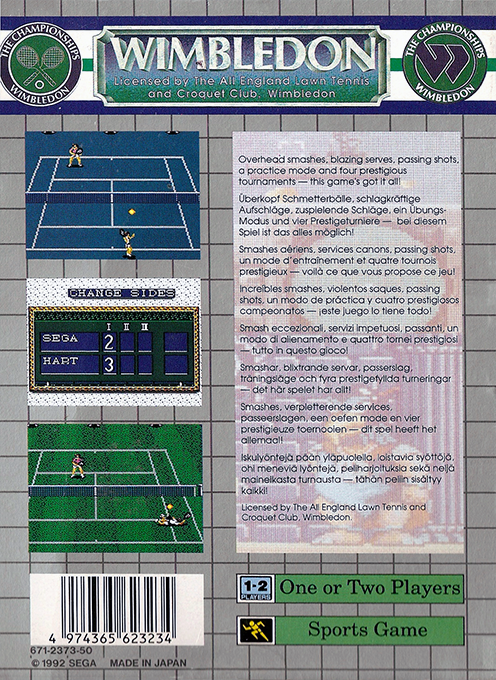 Wimbledon Tennis - Dos