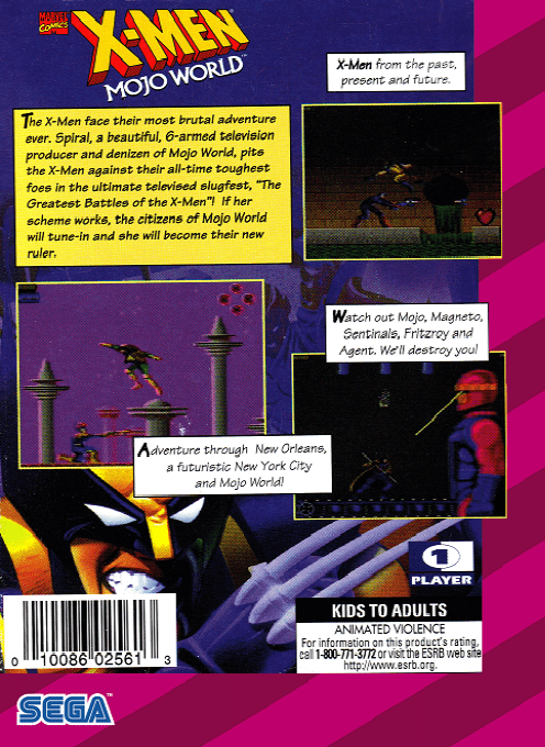 X-Men : Mojo World - Dos