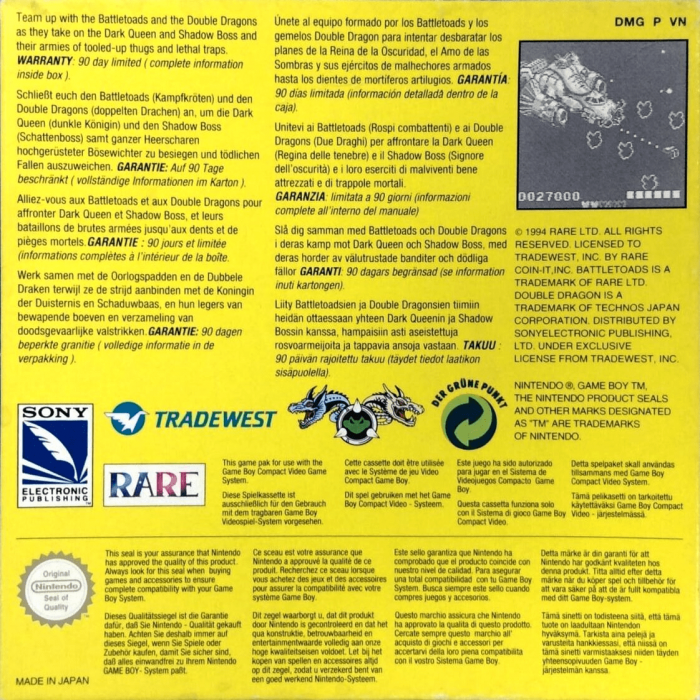 Battletoads / Double Dragon - Dos