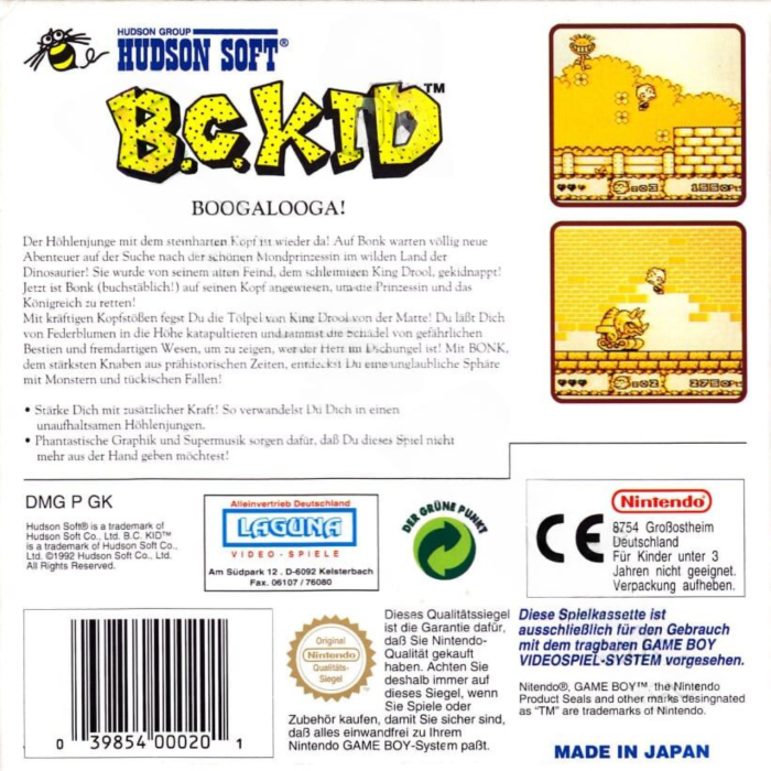 Bonk's Adventure - Dos