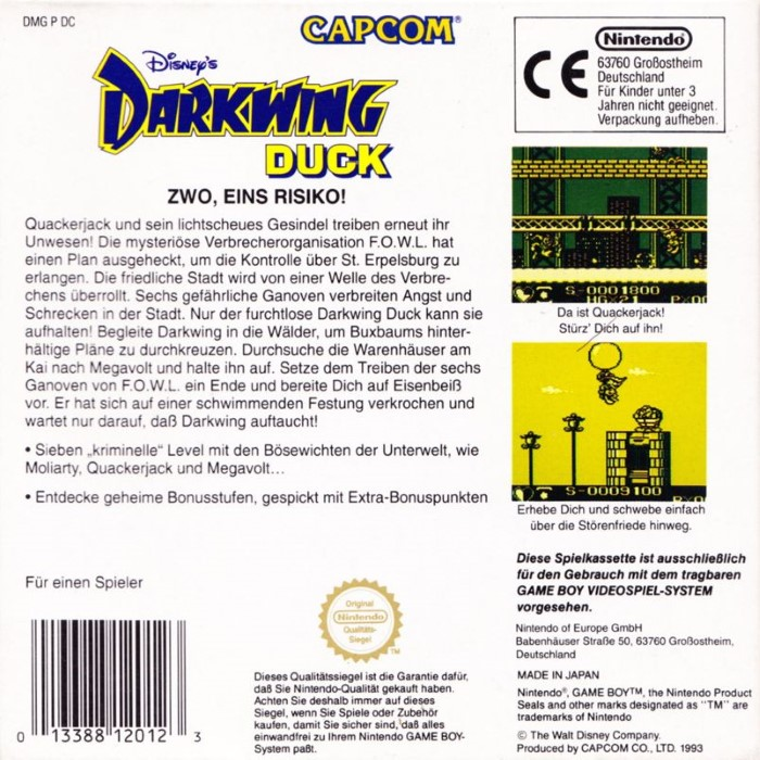 Disney's Darkwing Duck - Dos