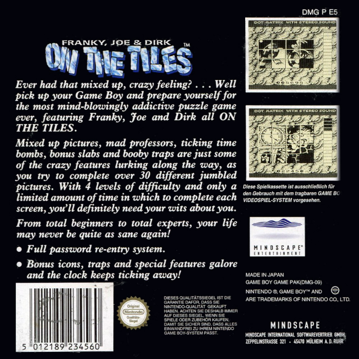 Franky, Joe & Dirk... On the Tiles - Dos