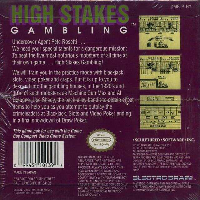 High Stakes Gambling - Dos
