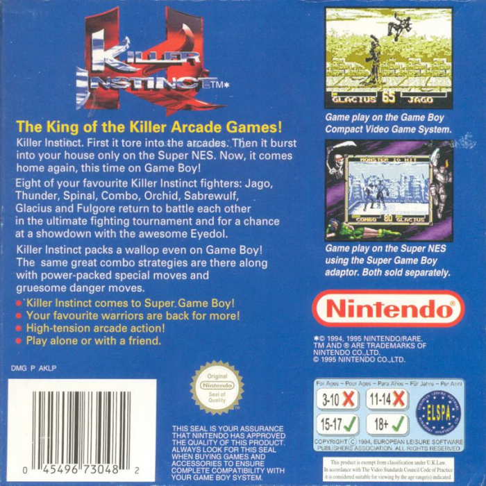 Killer Instinct - Dos