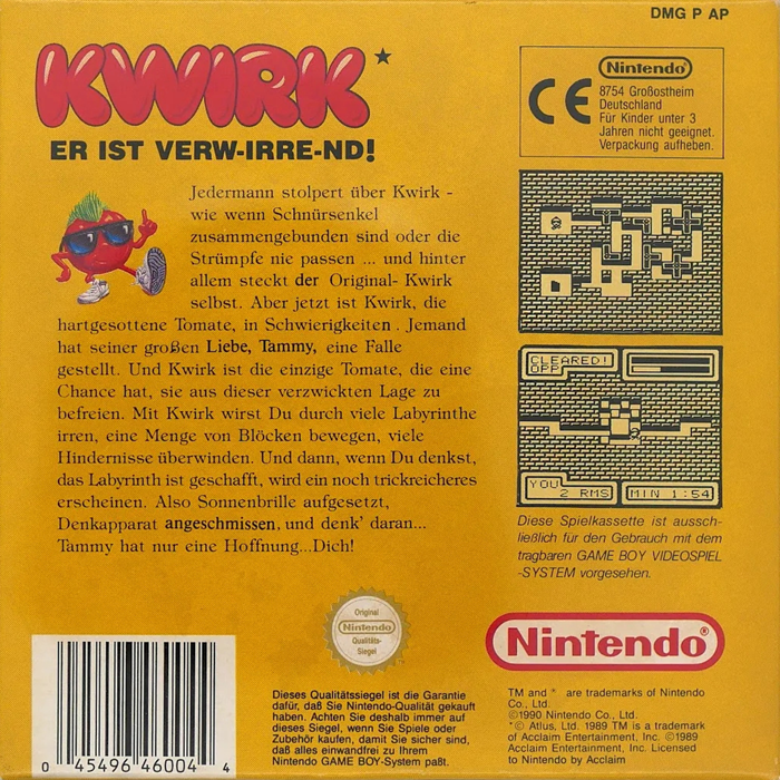 Kwirk : He's A-maze-ing! - Dos